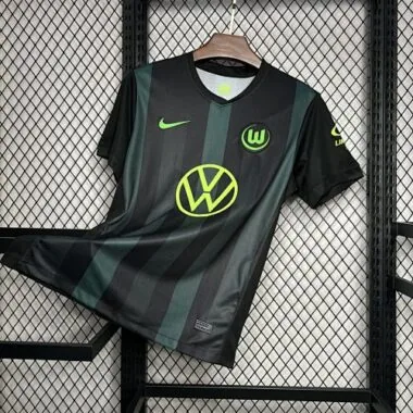 24-25 Wolfsburg Away Kit Football Wear Sport