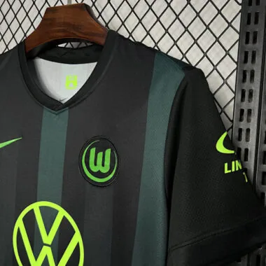 24-25 Wolfsburg Away Kit Football Wear Sport