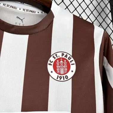 25-26 St Pauli Home T-Shirt Football Apparels Soccer