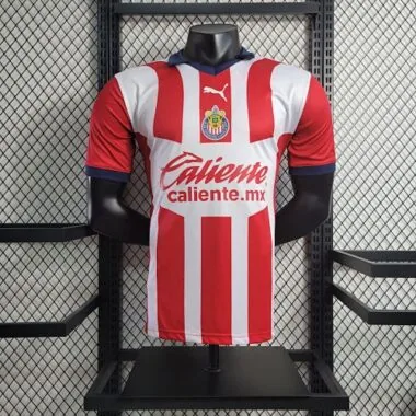 23-24 Chivas Guadalajara home player version size S-XXL football jerseys