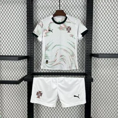 2025 Portugal Away Kids Kit Soccer