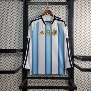 World Cup Jersey 2026 Argentina Home Long Sleeves Kit Soccer T-Shirt AAAAJersey Yupoo