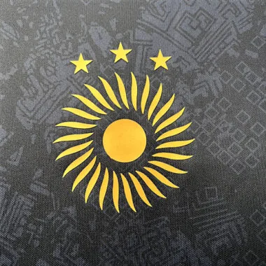 23-24 Argentinië Special Edition Zwarte S-XXL Voetbalshirts in de aanbieding
