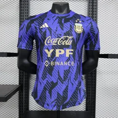 2023 Argentina Pre-match Player Version S-XXL Cheap Soccer Jerseys