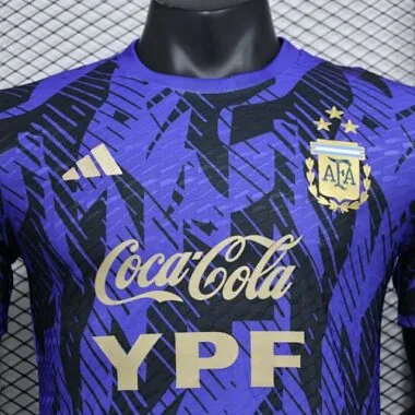2023 Argentinië: spelersversie voor de wedstrijd, maten S-XXL, goedkope voetbalshirts
