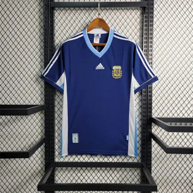 1998 Retro Argentina away size S-XXL Soccer Jersey