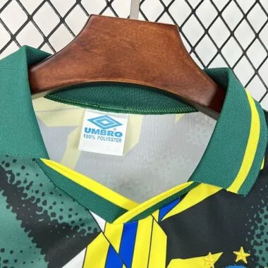1994 Brazil Goalkeeper Long Sleeves Kit Retro Soccer T-Shirt