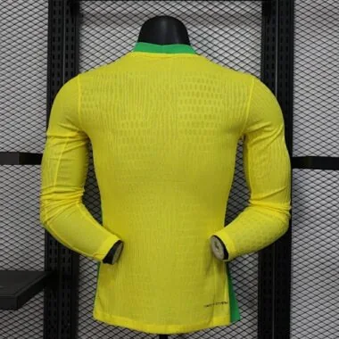 2025 Brazil Home Long sleeves Kit Player Version Soccer