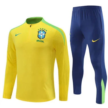 2024 Brazil Player Long Sleeve Training Suit Football Shirts