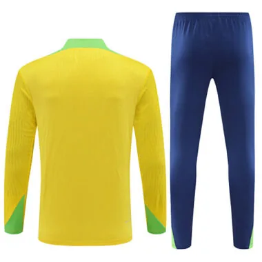 2024 Brazil Player Long Sleeve Training Suit Football Shirts