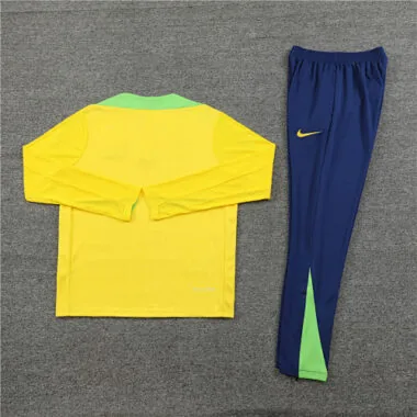 2024 Brazil Player Long Sleeve Training Suit Football Shirts