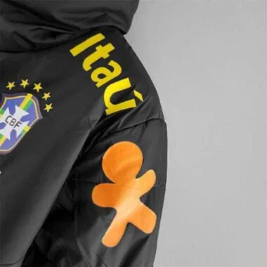 2022 Brazil Cotton Jacket Black