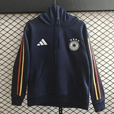 2026 Germany Black Long Sleeve Hoodie Kit Soccer T-Shirt AAAAJersey Supply Yupoo