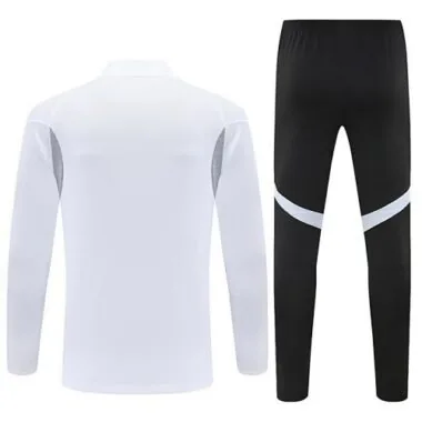 25-26 Germany White Training Kits Long Football Tracksuits