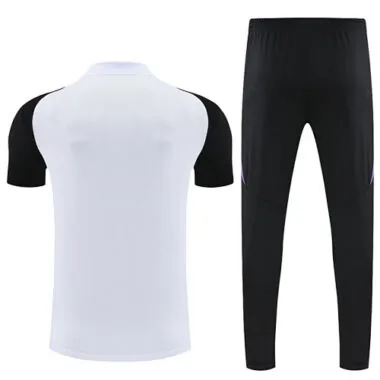 25-26 Germany White POLO Training Kits Football Tracksuits