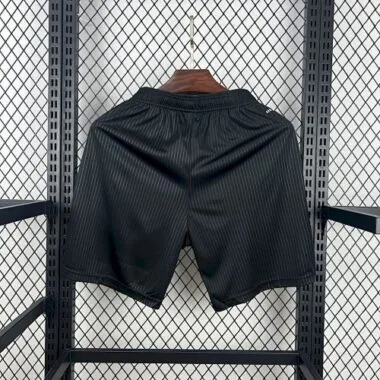 25-26 Germany 125th Anniversary Black Shorts Football Trousers Soccer