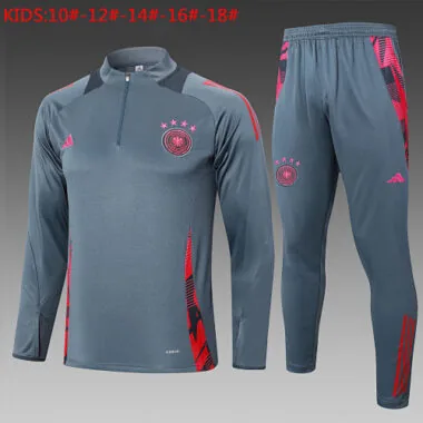 2024 Germany Kids Long Sleeve Training Suit Football Shirts(10)