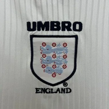 1998 England Home Retro Kid Kits Youth Apparels Soccer