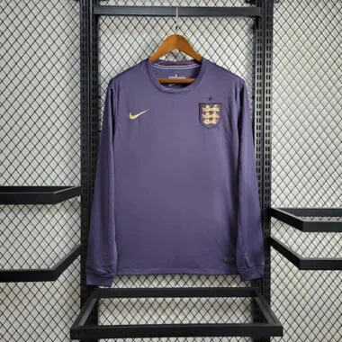 2024 England Away Long Sleeve Kit UEFA Euro Shirt Soccer Jerseys
