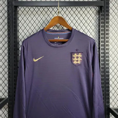 2024 England Away Long Sleeve Kit UEFA Euro Shirt Soccer Jerseys