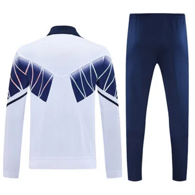 25-26 Italy Chandal Retro Blanco Football Tracksuits Long Jacket Suits
