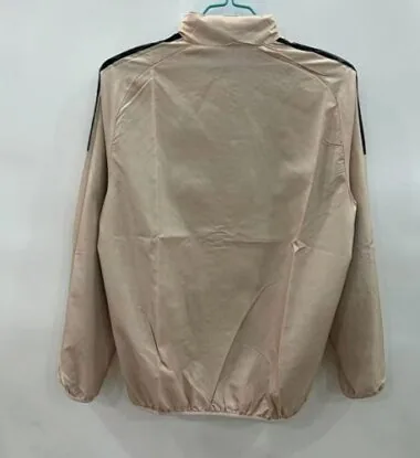 25-26 Italy Blue&amp;Beige Trench Coat Reversible Windbreaker Double-Sides Jacket