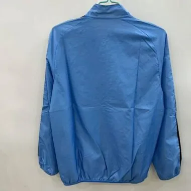 25-26 Italy Blue&amp;Beige Trench Coat Reversible Windbreaker Double-Sides Jacket