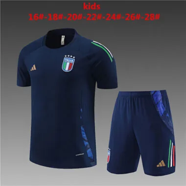 2024 Italy Kids Training Soccer Jerseys Football Shirts
