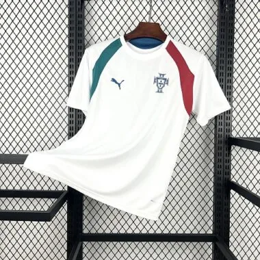 2026 Portugal White Training Kit Soccer T-Shirt