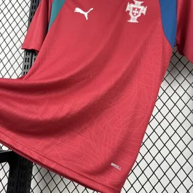 2026 Portugal Red Training Kit Soccer T-Shirt