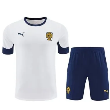 25-26 Portugal White Training Kits Football Tracksuits