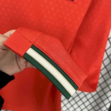 2025 Portugal Home Red Kit Long sleeves Soccer