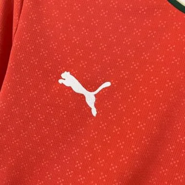2025 Portugal Home Red Kit Long sleeves Soccer