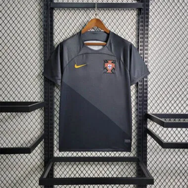 2023 Portugal Black S-XXL Cheap Soccer Jerseys