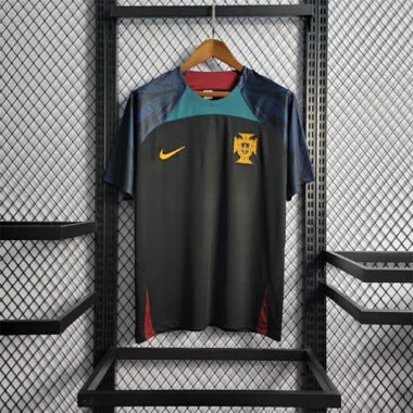 2223 Portugal Black Training Suit