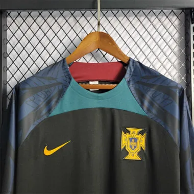 2223 Portugal Black Training Suit