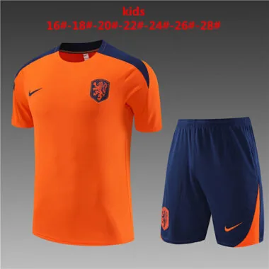 23-24 Netherlands Kids Training Soccer Jerseys