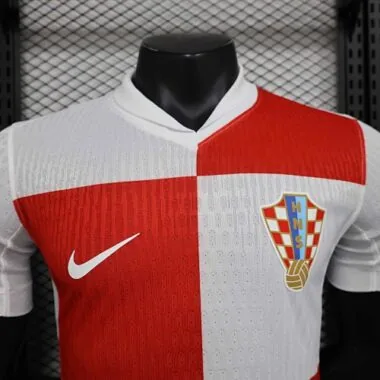 2024 Croatia Home Kit Player Version Shirt Jersey