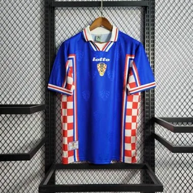 1998 Croatia Away Retro Kit Jersey Supplier Yupoo