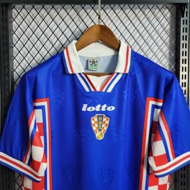 1998 Croatia Away Retro Kit Jersey