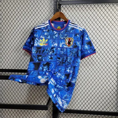 2024 Japan Dragon Ball Goku KIt Special Edition Blue Shirt Football