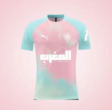 25-26 Morocco Pink Kit Special Edition Soccer