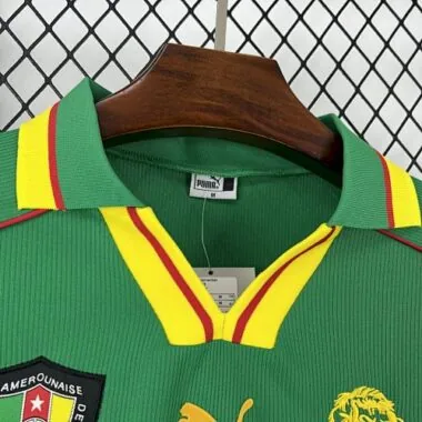 Retro 1998 Cameroon Home Kit Soccer