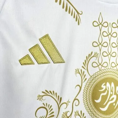2024 Algerije: wit voetbalshirt
