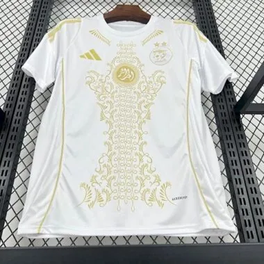 2024 Algerije: wit voetbalshirt