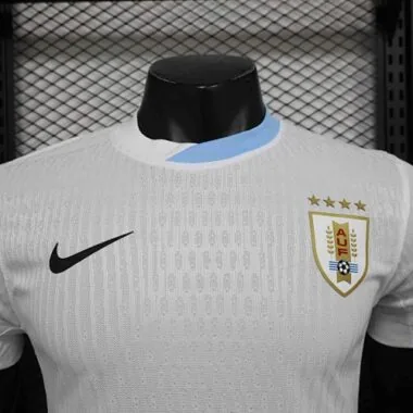 2024 Uruguay Thuiswedstrijdshirt Wit Spelersversie Voetbal