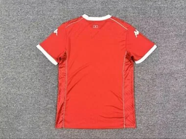 Camisola de futebol da seleção da Tunísia (equipa da casa) de 2025