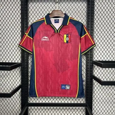 Maglia da calcio vintage del Venezuela del 2000, divisa da casa in stile retrò