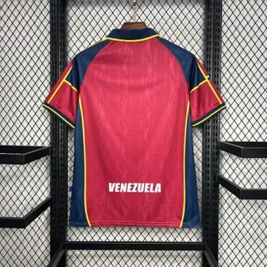 Maglia da calcio vintage del Venezuela del 2000, divisa da casa in stile retrò