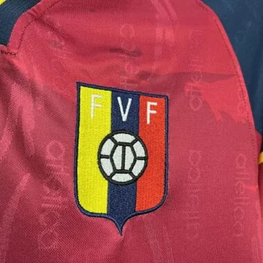 Maglia da calcio vintage del Venezuela del 2000, divisa da casa in stile retrò